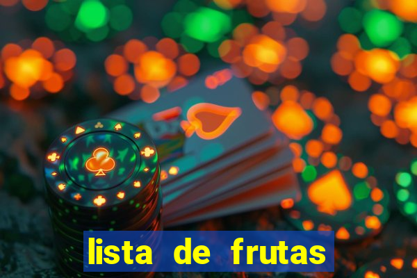 lista de frutas nativas do brasil